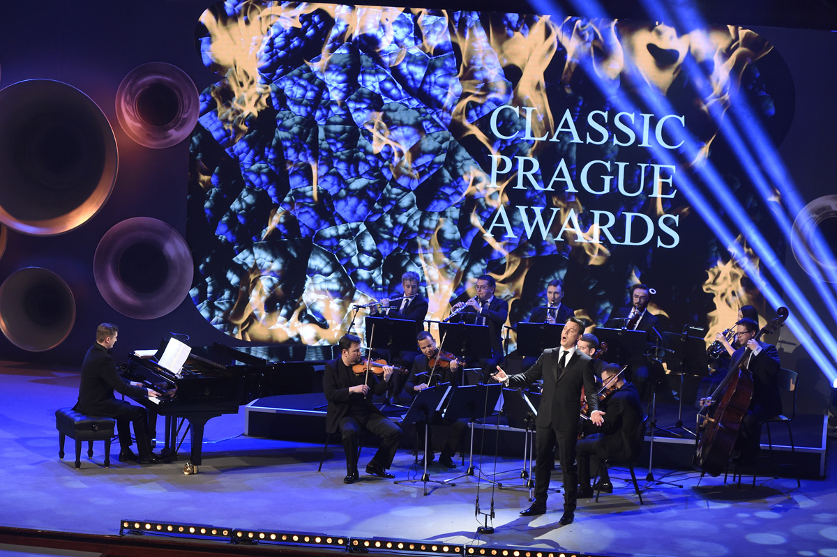  Snímek ze slavnostního předávání cen Classic Prague Awards