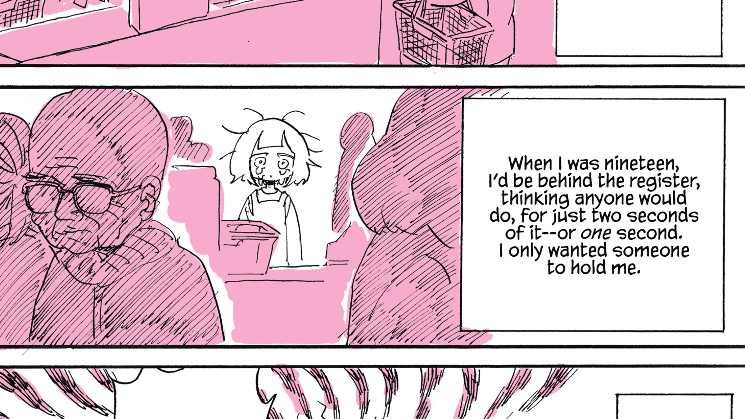 Detail z komiksové prvotiny Nagaty Kabi My Lesbian Experience with Loneliness