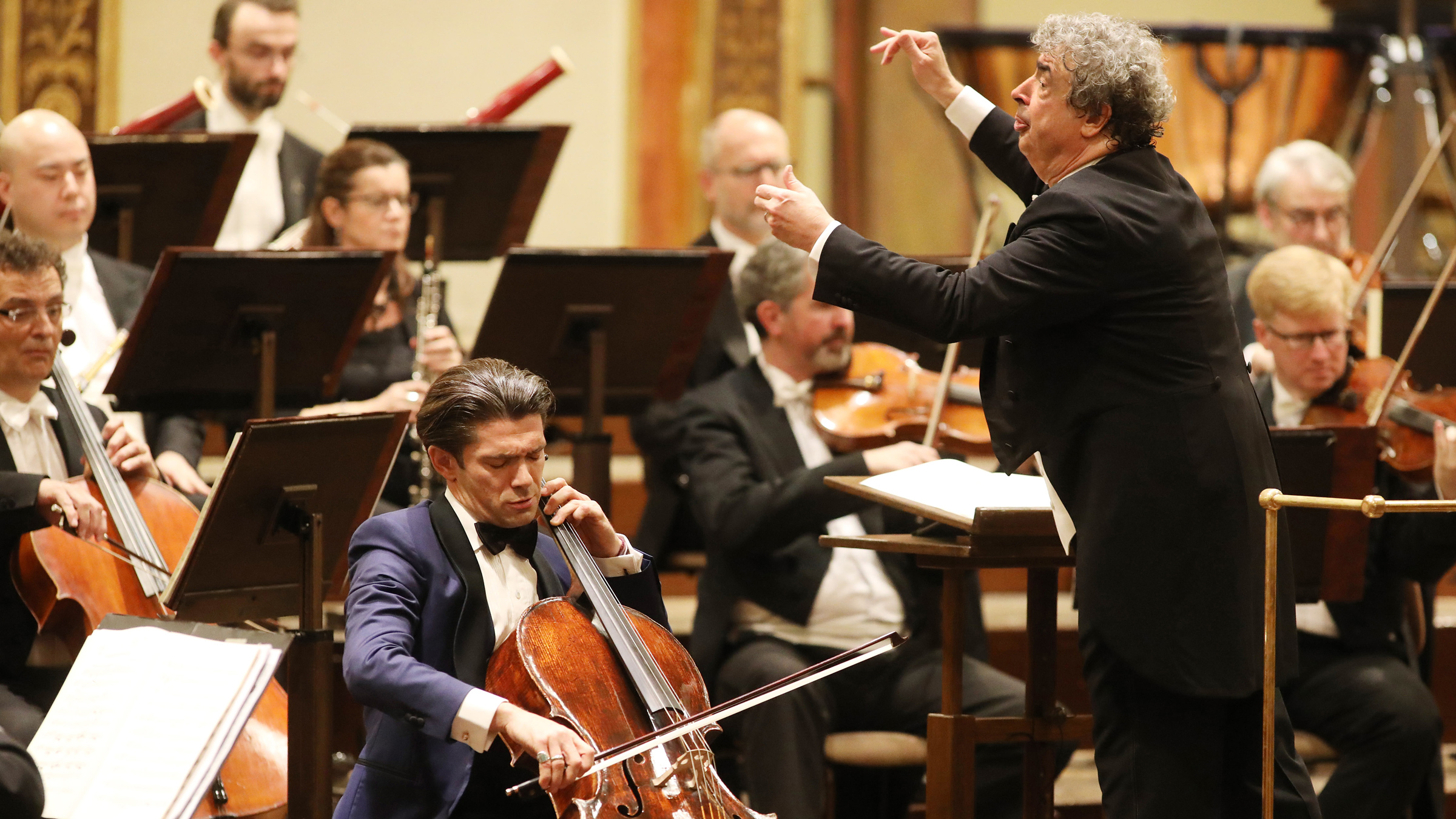 Česká filharmonie ve Vídni pod vedením Semjona Byčkova, na violoncello hraje Gautier Capuçon