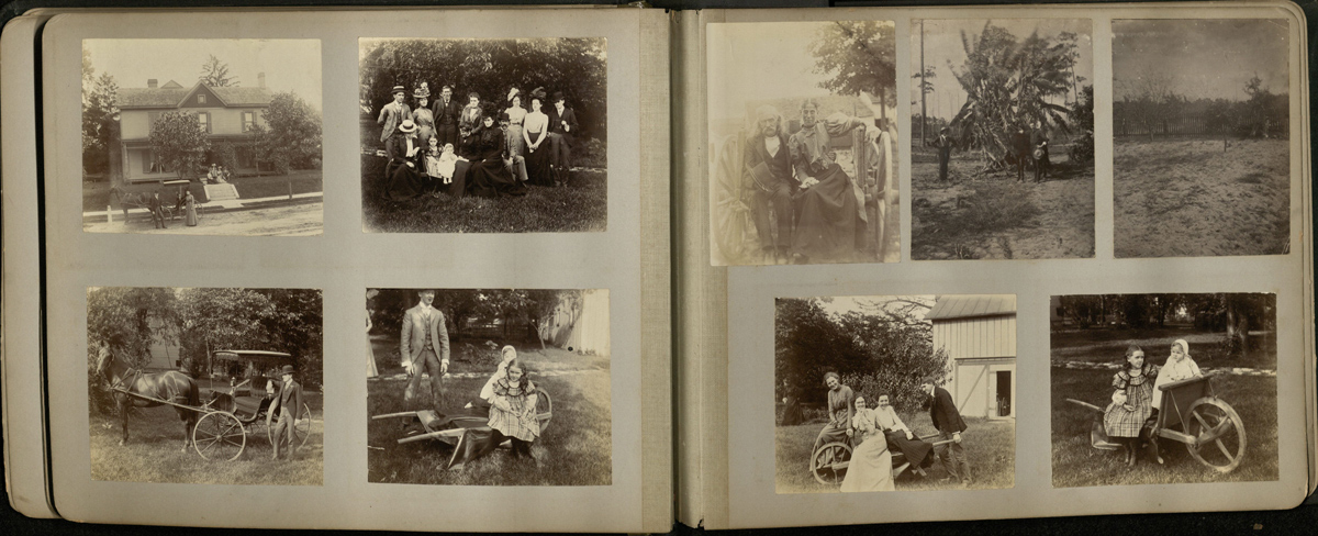 Rodinné fotoalbum, kolem 1900
