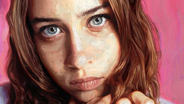 portrét - malba Fiona Apple