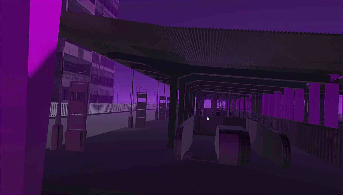 Screenshot z virtuální reality s využitím maleb Josefa Bolfa