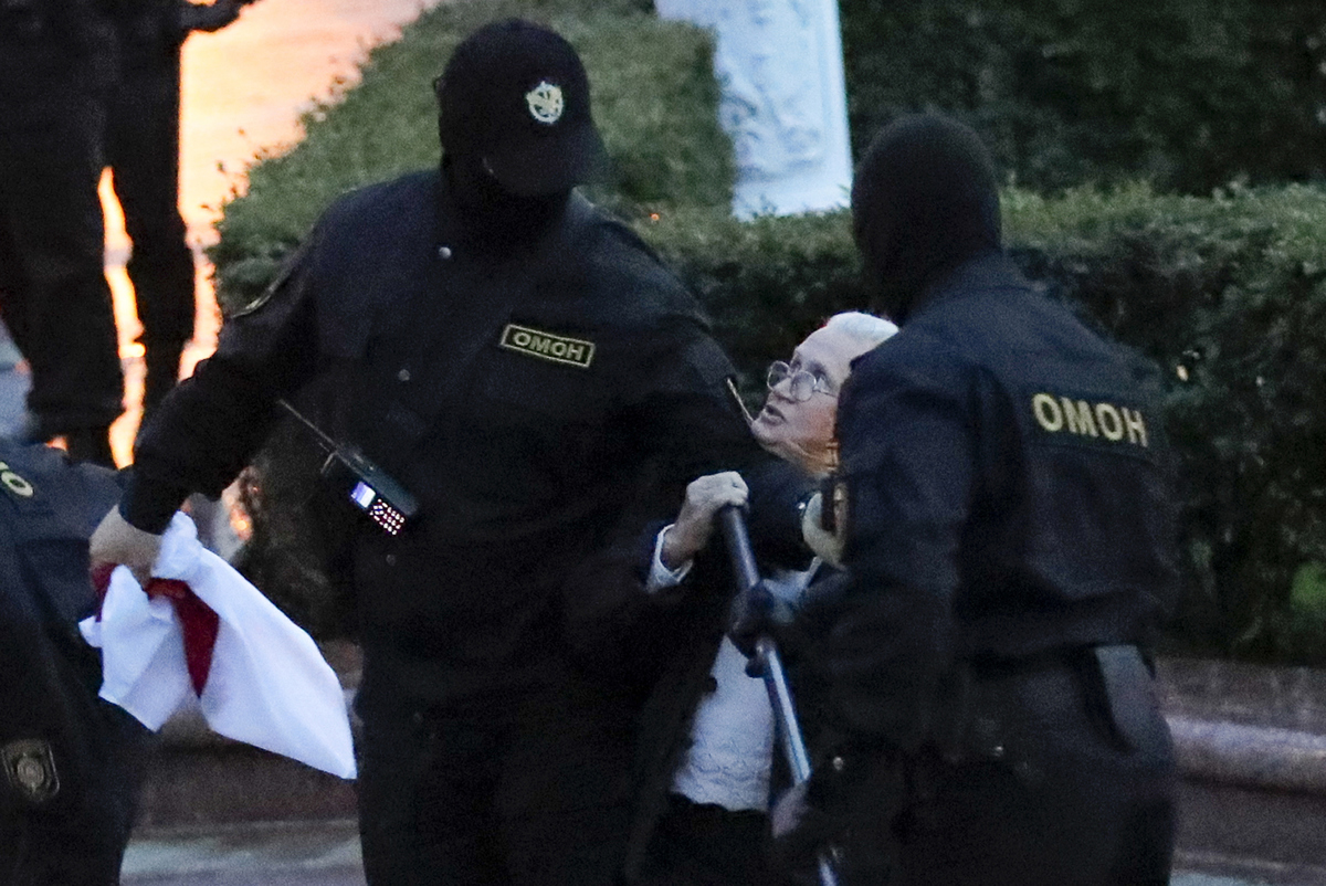 Protesty v Minsku 26. srpna 2020