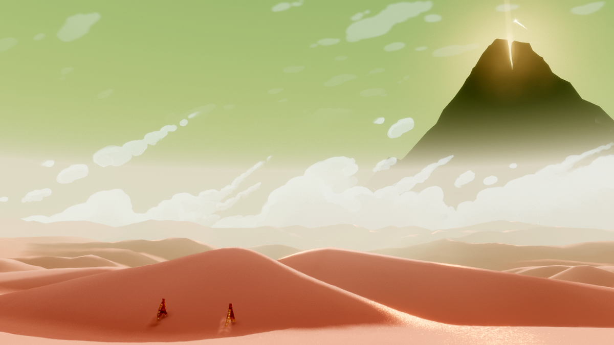 Screenshot ze hry Journey