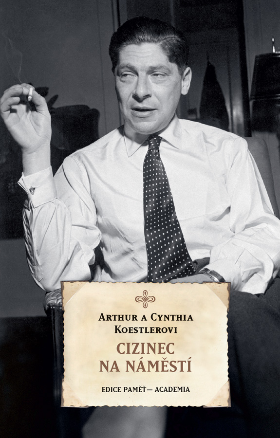 Arthur Koestler s cigaretou na obálce knihy