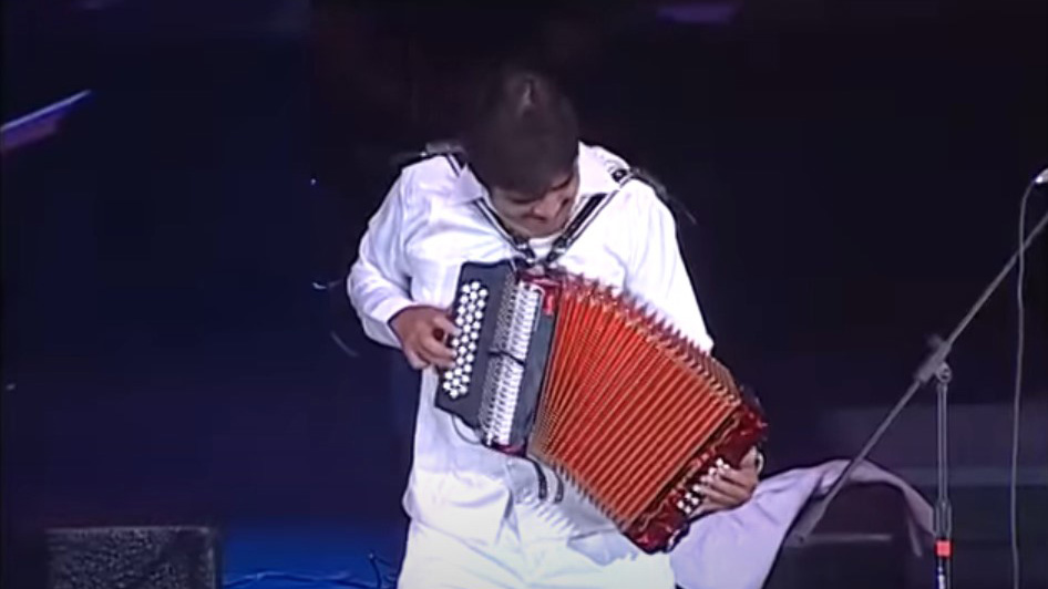 Celso Piña s akordeonem