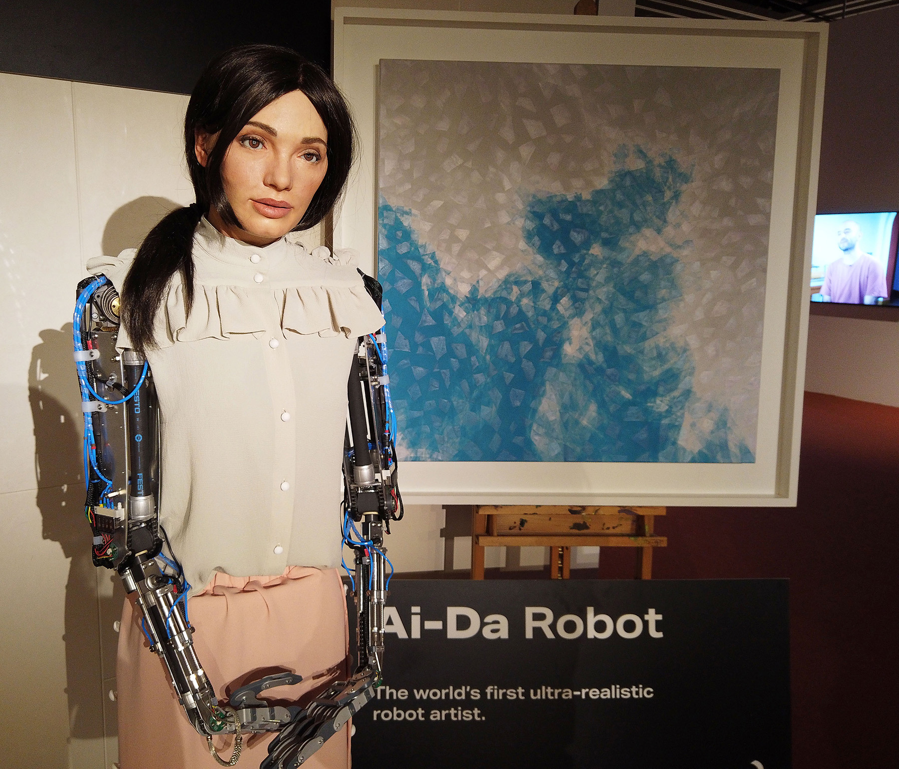 robot jménem AiDa a její dílo
