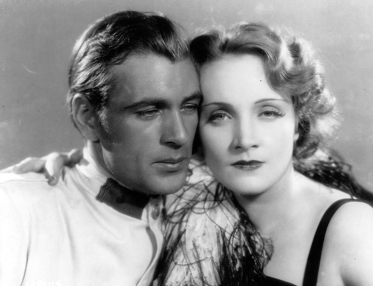 Gary Cooper a Marlene Dietrich