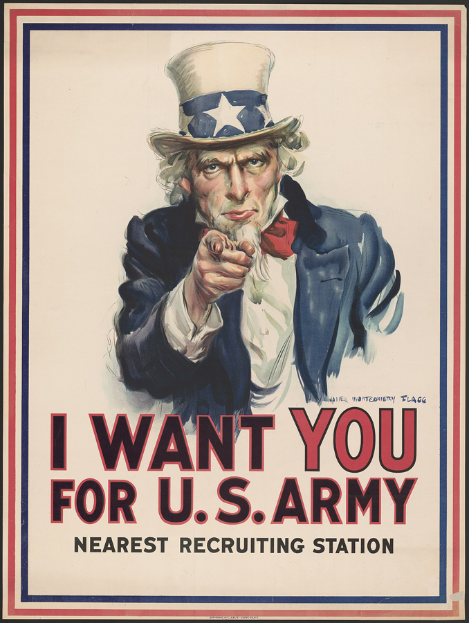 Náborový plakát pro americkou armádu