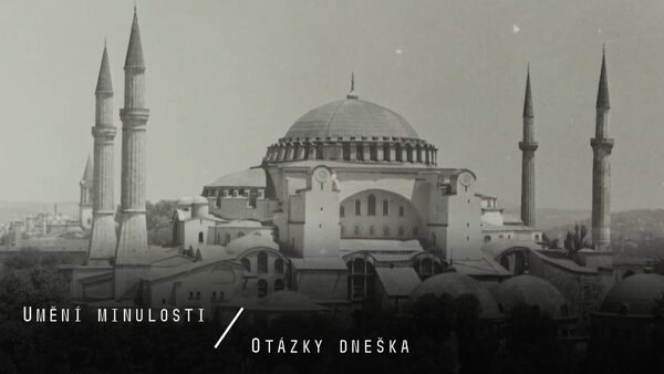 chrám Hagia Sofia, čb foto