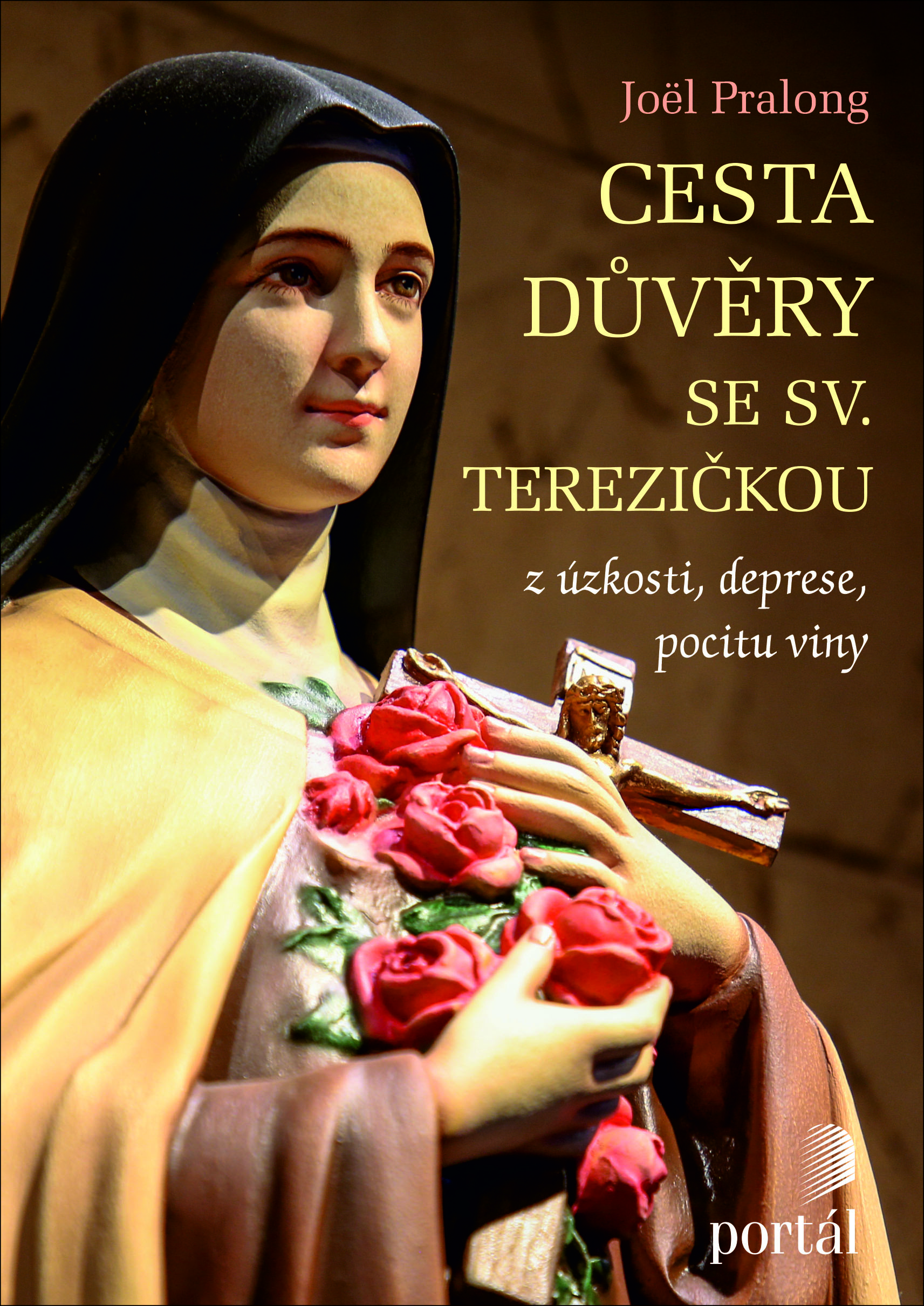 obálka knihy se snímkem sošky sv. Terezičky