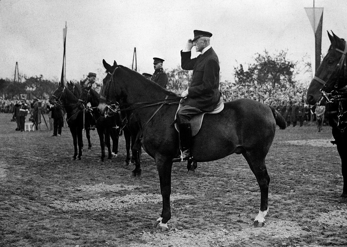 Tomáš Garrigue Masaryk na koni