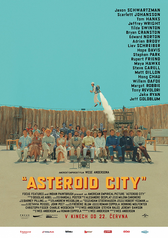 Český plakát k filmu Asteroid City
