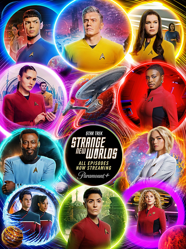 Plakát k druhé řadě seriálu Star Trek: Podivné nové světy