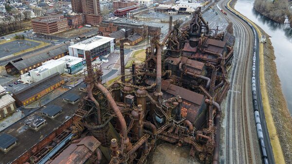 Vysoké pece bývalé společnosti Bethlehem Steel Company;