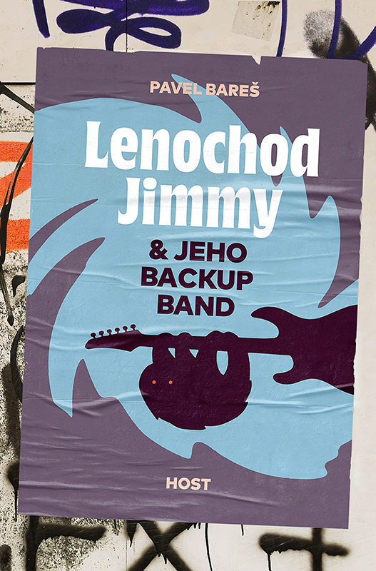 Obálka knihy Lenochod Jimmy a jeho backup band