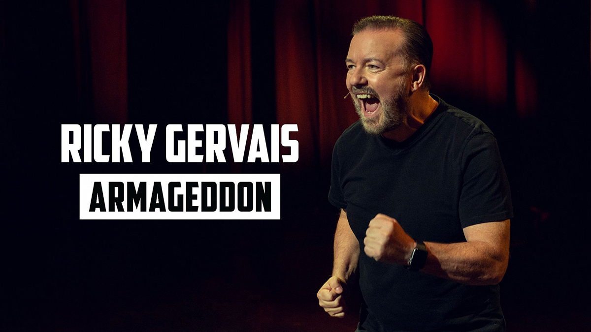 Plakát k show Ricky Gervais: Armageddon