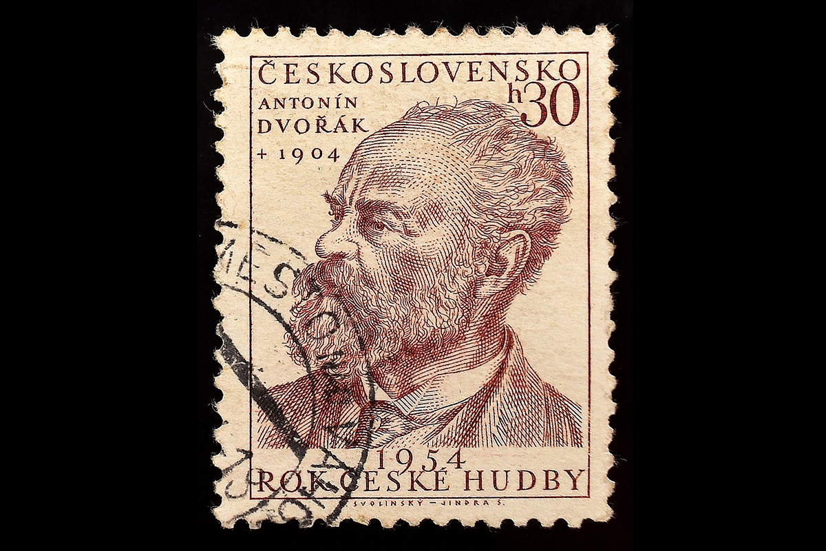 Československá poštovní známka z roku 1954