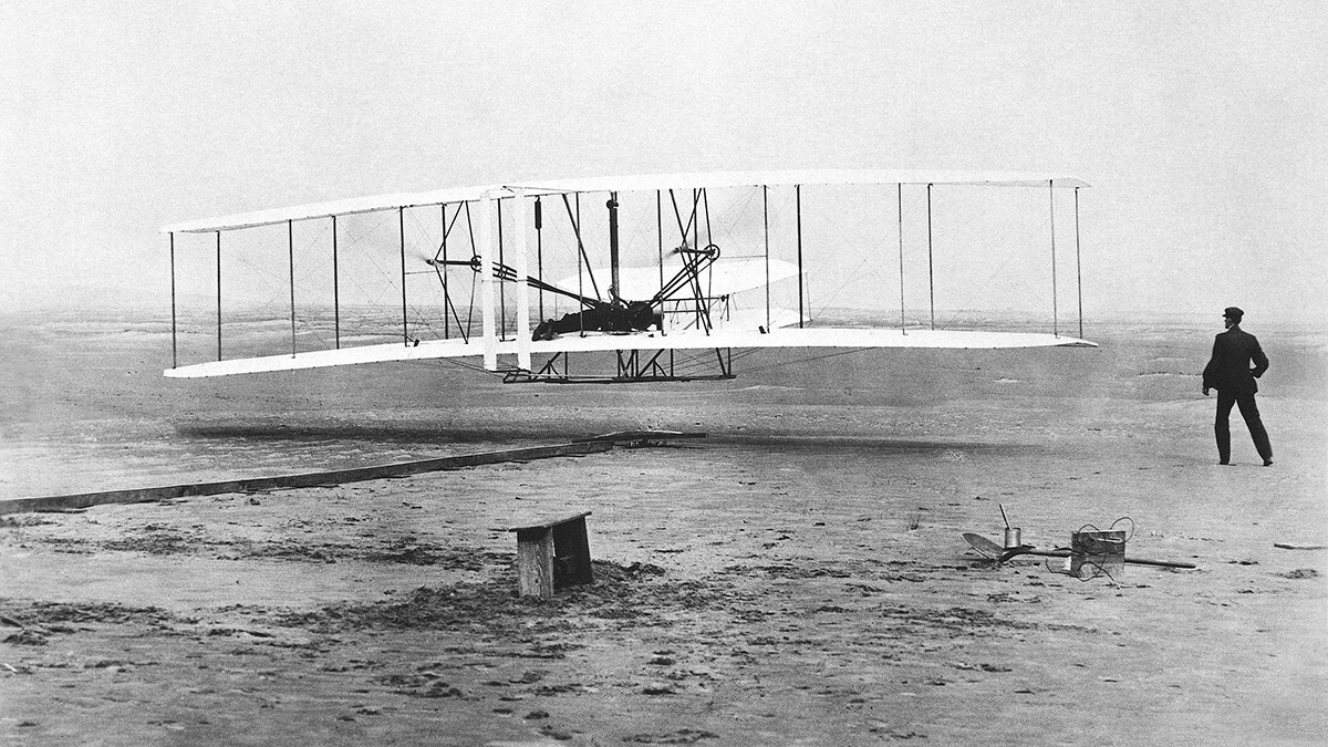 Letadlo bratří Wrightů, nazvané Flyer