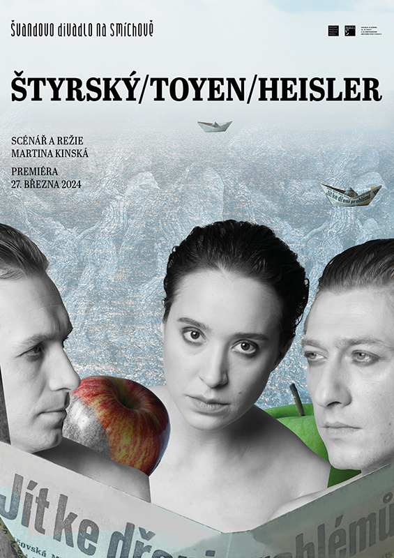 Plakát k inscenaci Štyrský/Toyen/Heisler