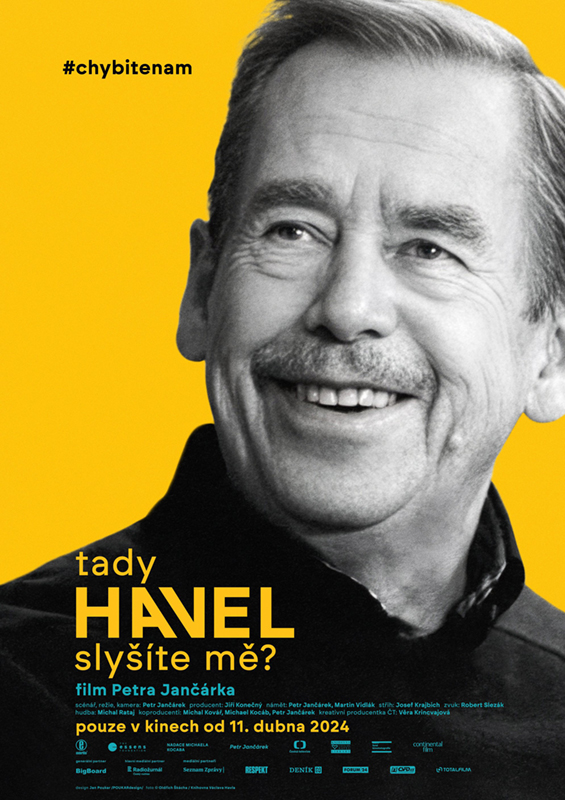 Plakát k filmu Tady Havel, slyšíte mě? 