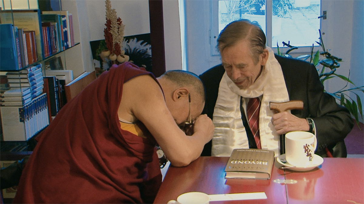 Poslední setkání Václava Havla s Dalajlámou