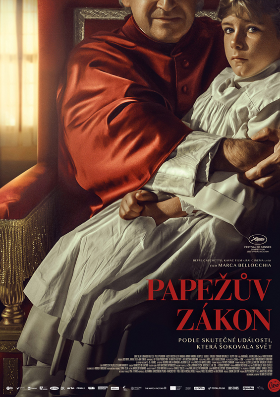 Český plakát k filmu Papežův zákon
