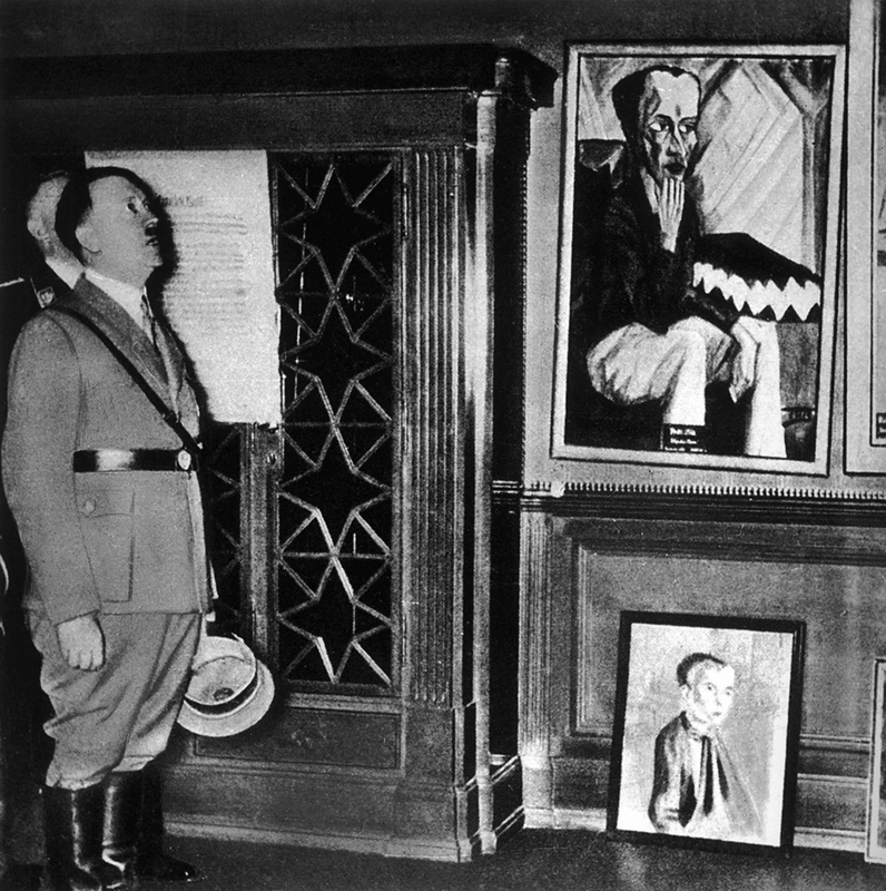 Hitler a tzv. Entartete Kunst
