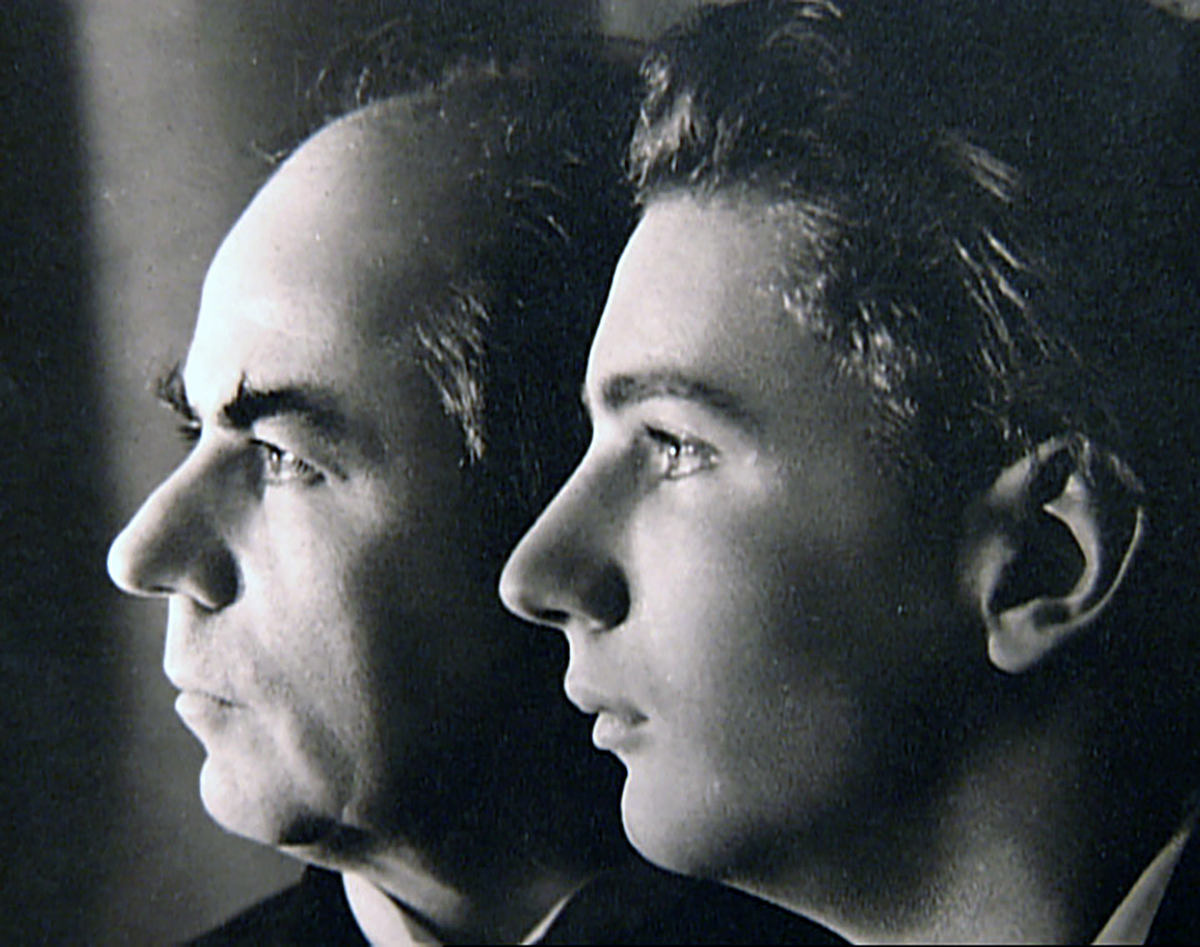 Houslista Jan Evangelista Kubelík a jeho syn dirigent Rafael Kubelík