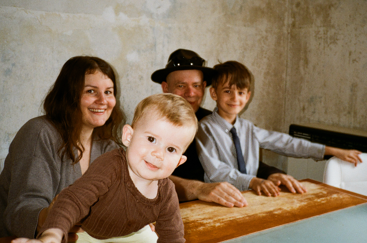 Jakub Kudláč s rodinou