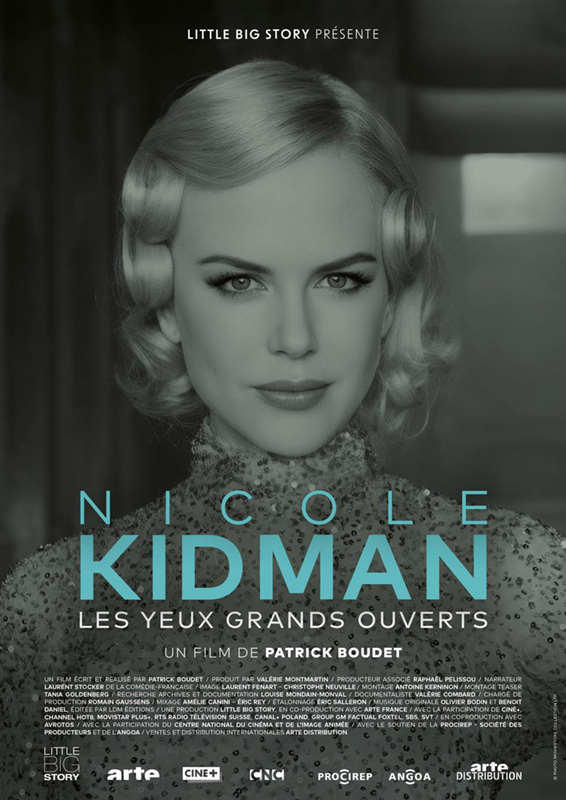 Plakát k televiznímu portrétu Nicole Kidman, les yeux grand ouverts