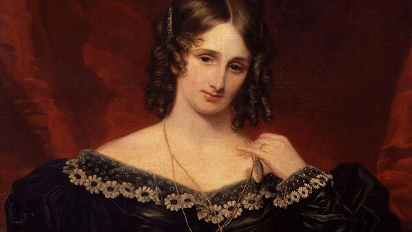 Anglická spisovatelka Mary Wollstonecraft Shelley