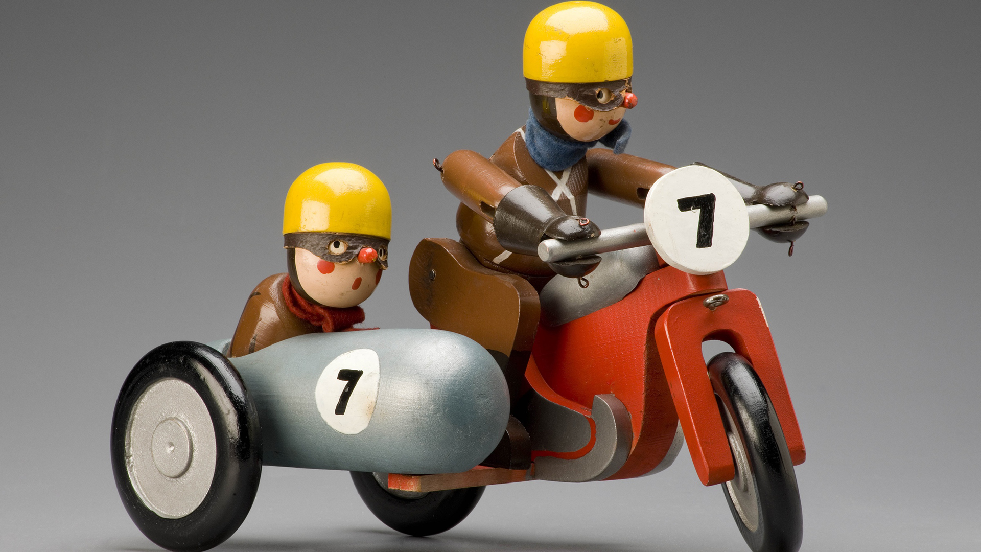Vít Grus (1896–1981): Jezdci na motocyklu s přívěsem
