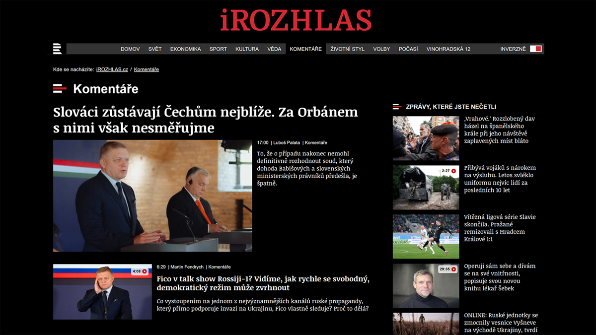 web iRozhlas