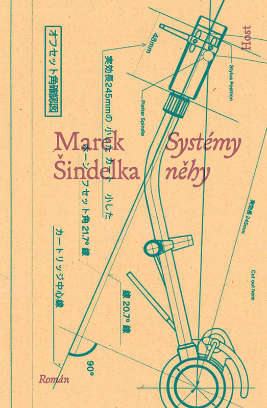 Obálka prvního „hostovského“ románu Marka Šindelky Systémy něhy