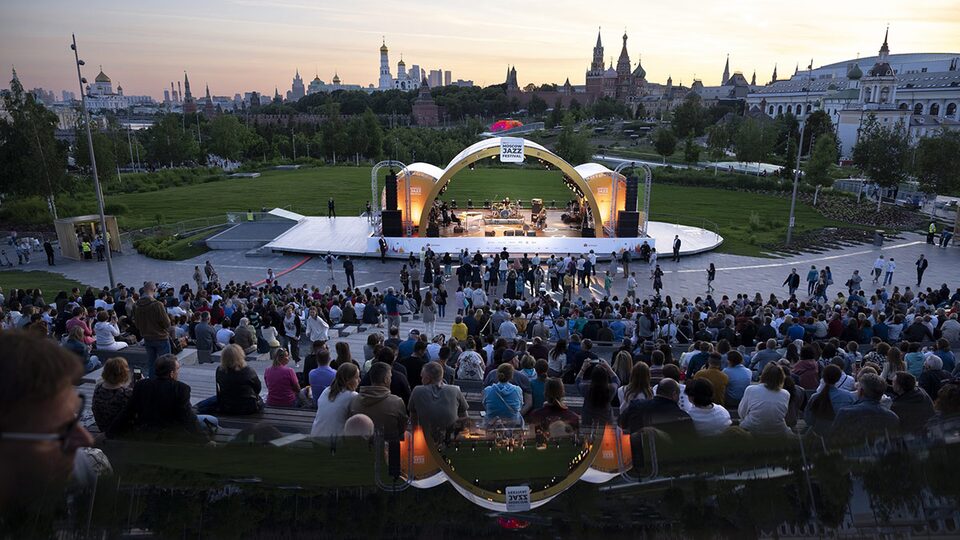 Snímek z Moskevského jazzového festivalu