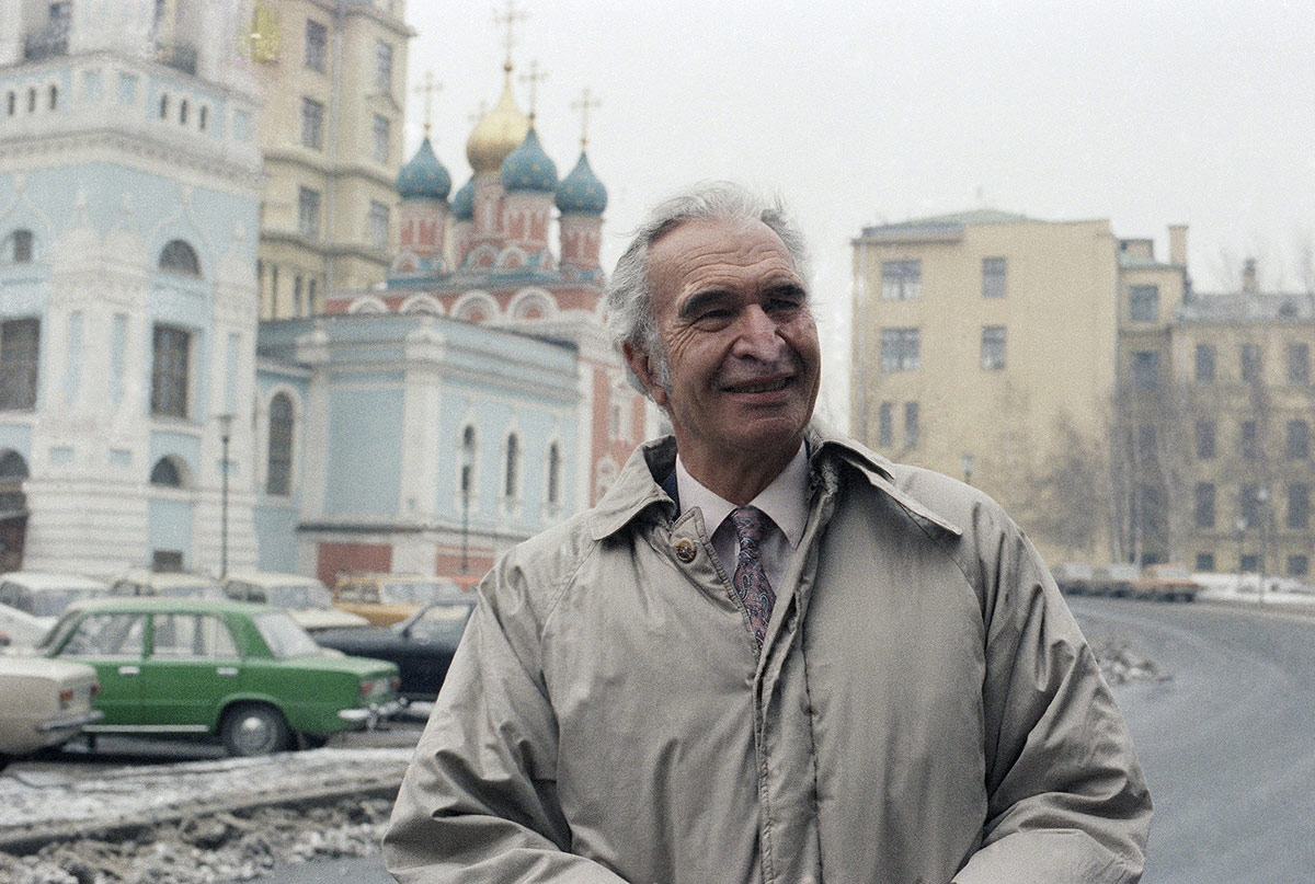 americký jazzový pianista Dave Brubeck v Moskvě