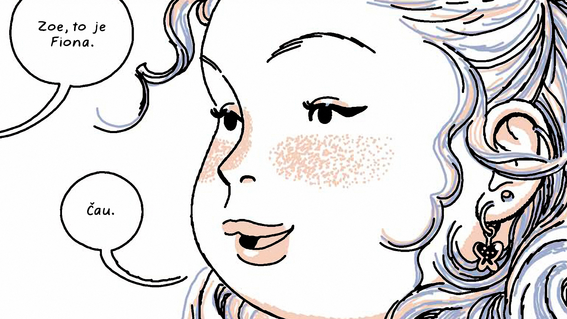 Detail z komiksu Toulání