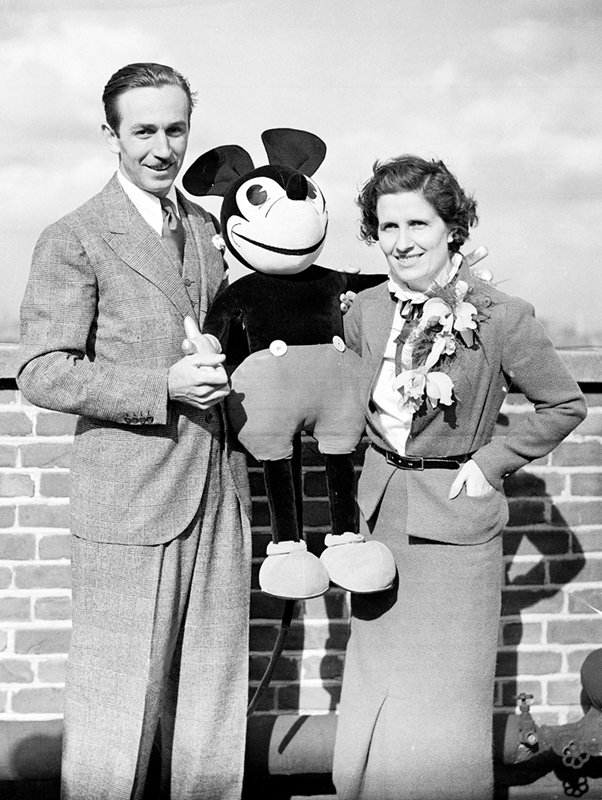 Walt Disney s manželkou