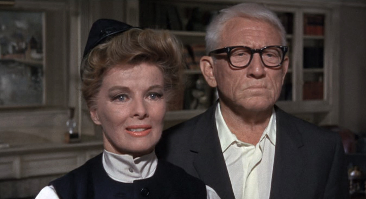 Katharine Hepburnová a Spencer Tracy ve snímku Hádej, kdo přijde na večeři