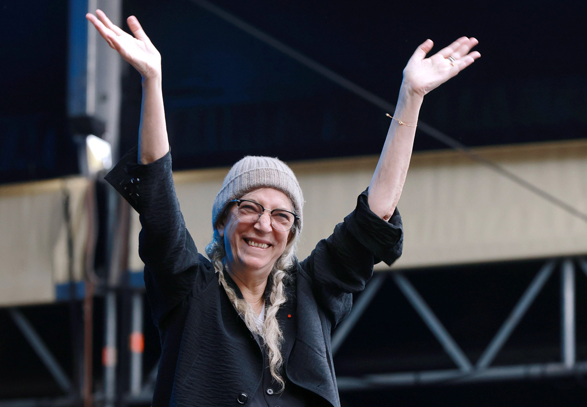 Americká hudebnice Patti Smith na svém turné, červenec 2025