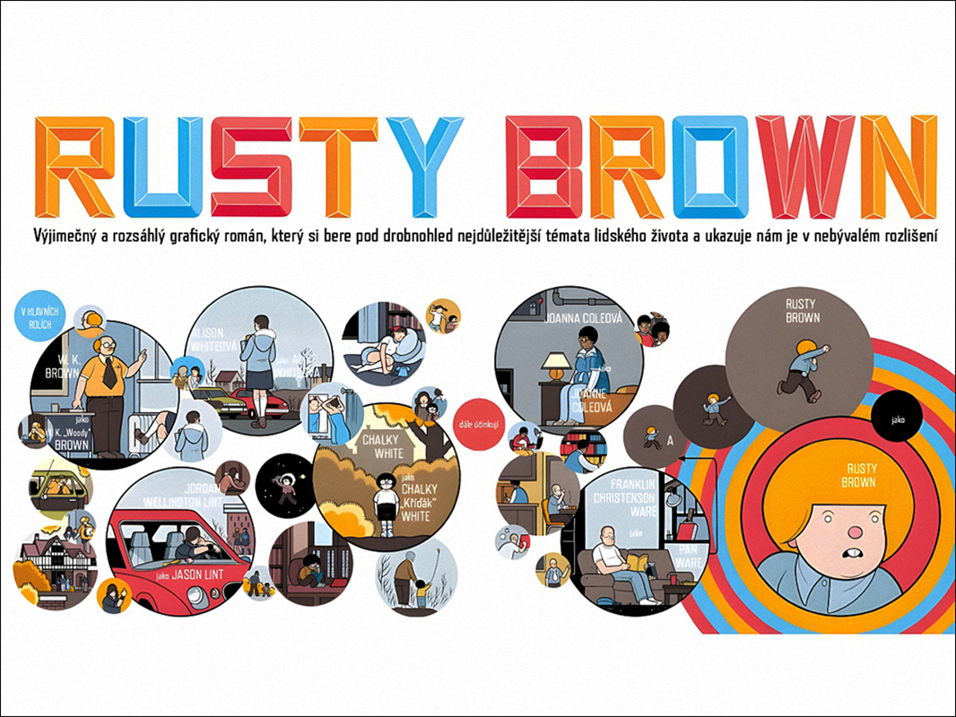 Obálka komiksu Rusty Brown