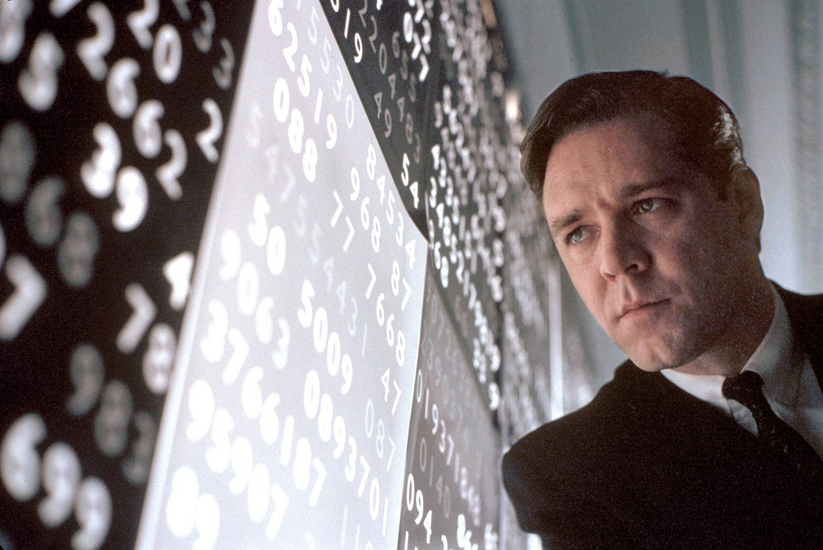 Russel Crowe coby geniální a současně šílený matematik ve filmu Čistá duše