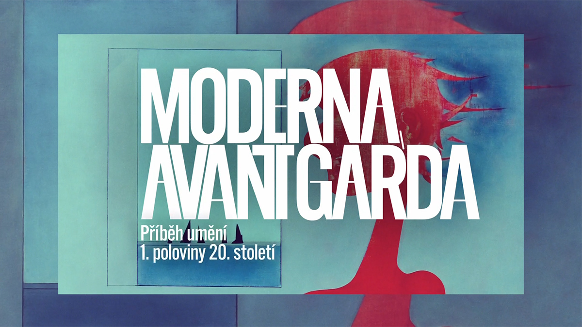 Logo nové série Moderna, avantgarda