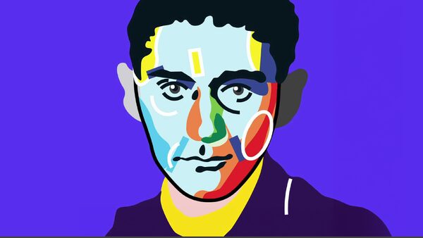 Podobizna Franze Kafky ze série Franz Kafka - známý neznámý