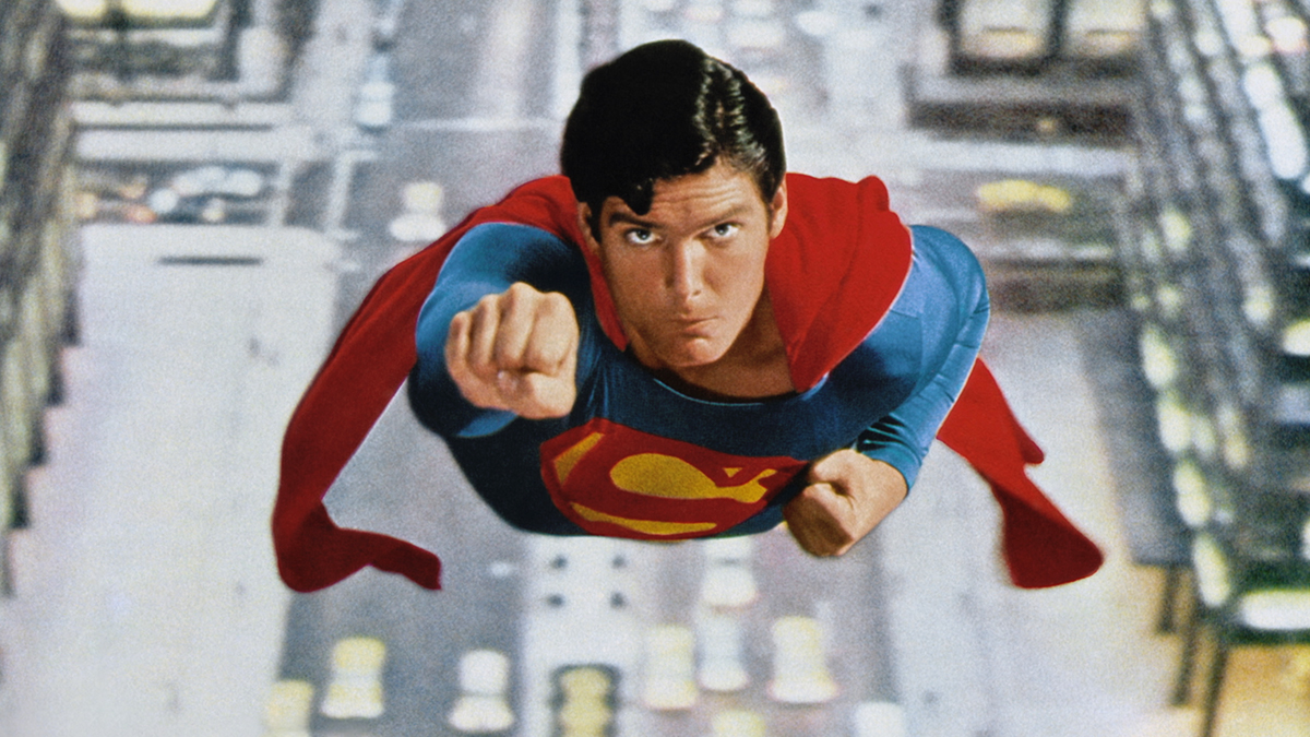 Christopher Reeve v roli Supermana