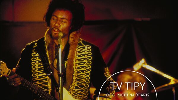 Jimi Hendrix s kytarou