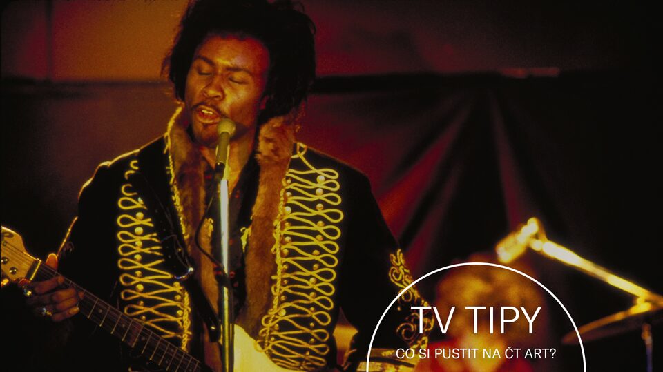 Jimi Hendrix s kytarou