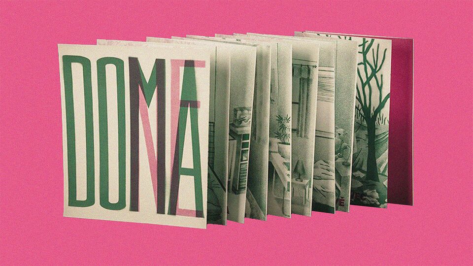 Doma nejlíp! / 2022 / autorská kniha / 420 × 4900 mm / foto: Marie Nakonečná