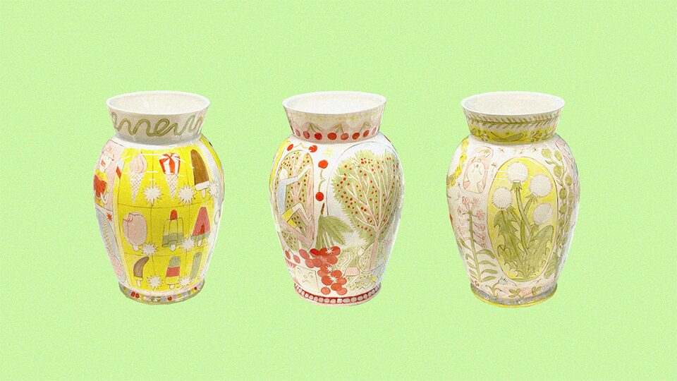 Tenkrát / 2024 / porcelán / 180 × 320 mm / foto: Marie Nakonečná